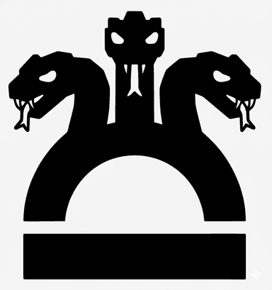 Hydra-Pix Black and White Logo