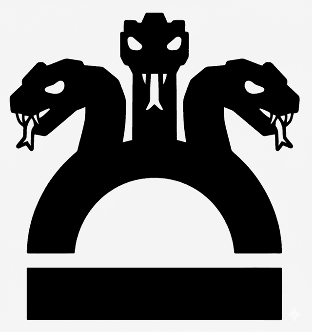 Hydra-Pix Black and White Logo